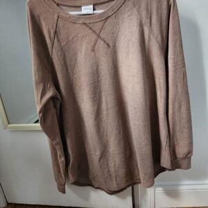 Brown Long Sleeve Sweatshirt